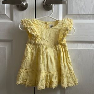 Baby Gap light yellow dress.